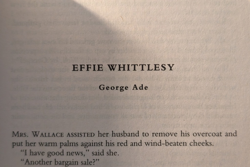 Effie Whittlesey by George Ade