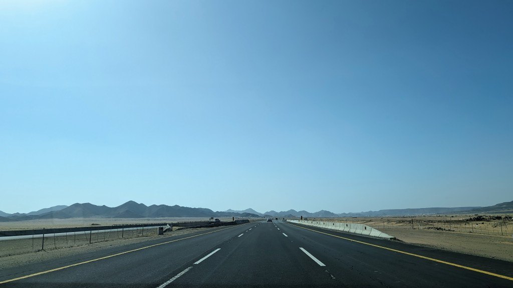 Highway 15 from Makkah to Thuwal.
