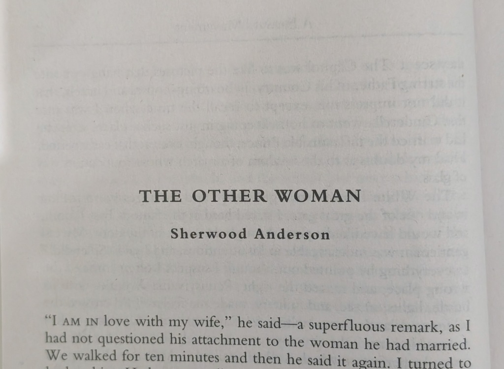 Commentaries on American Short Stories 4: The Other Woman by Sherwood Anderson (1921)